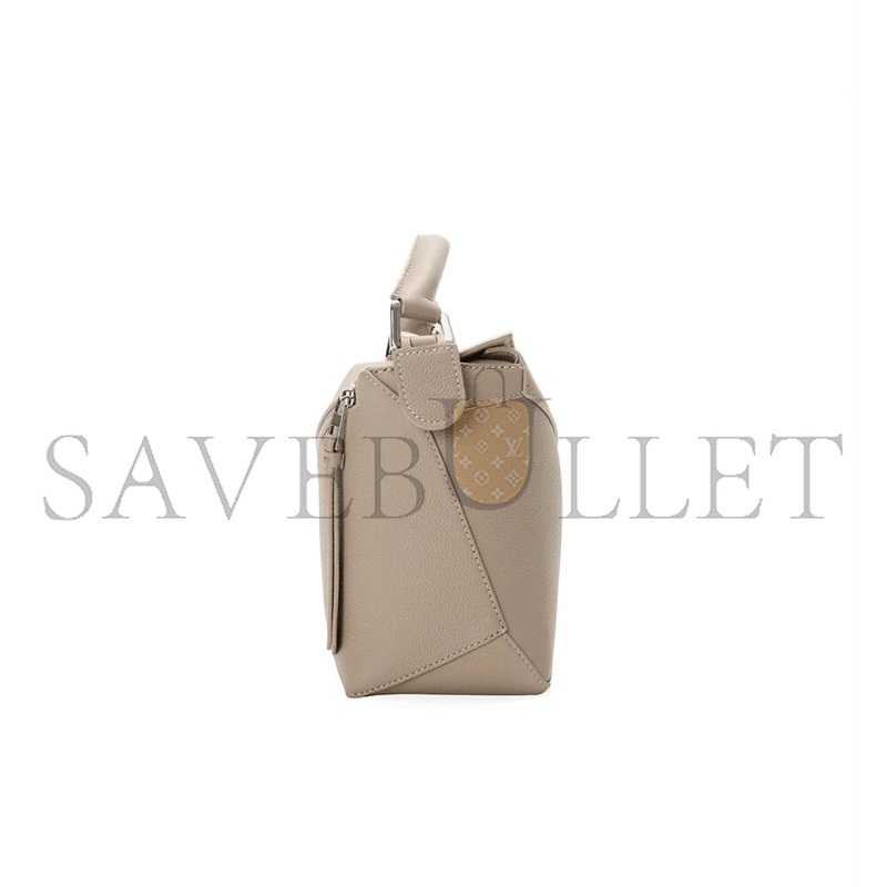 LOEWE SMALL PUZZLE EDGE BAG IN SOFT GRAINED CALFSKIN A510P60XAW (24*16.5*10.5cm)